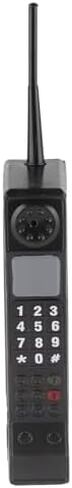 Retro Brick Cell Phone Ornament, Lightweight and Portable Vintage Cellular Phone Model Simulation Photographic Props Stylized Ornaments (Black) in Saudi Arabia