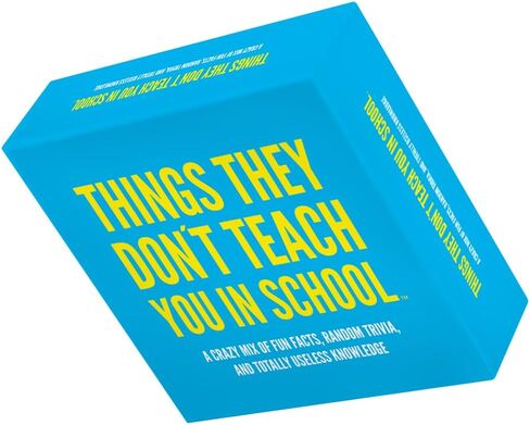 Hygge Games Things They Don't Teach You in School Party Trivia Game Blue, 1 EA in Saudi Arabia