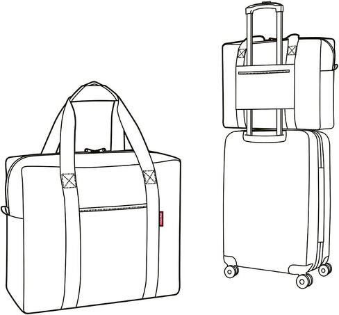 reisenthel mini maxi touringbag - foldable compact travel bag with trolley slip-on function - water repellent fabric in Kuwait