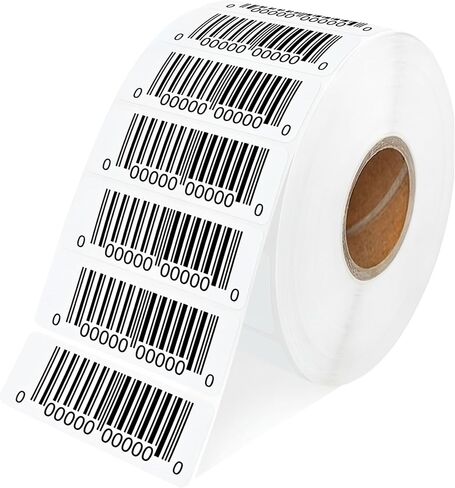 3" x 1" Direct Thermal Printer Labels - FBA Labels, Thermal Stickers, Address Label Printer - Perforated & Compatible with Rollo & Zebra Printers - 1300 Labels Per Roll (1 Roll) in Saudi Arabia
