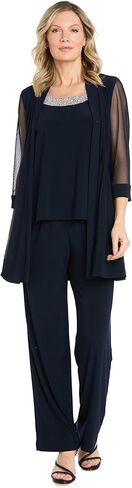 R&M Richards Womens Plus 2PC Jacket Pant Suit in Saudi Arabia