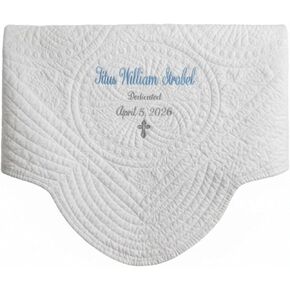 Personalized Baptism Blanket Gift for Baby Girl keepsake boys toddler keepsakes Christening newborn in Saudi Arabia