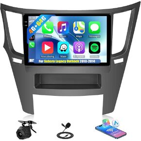 2+32G Android Car Stereo for Subaru Legacy Outback 2003-2009 with Apple Carplay Android Auto Mirror Link Change Theme 9 inch TouchScreen FM RDS DSP Bluetooth WiFi GPS+AHD Camera & MIC in Saudi Arabia