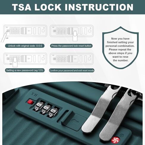 Luggage Sets 3 Piece, Vacuum Suitcase for Travel Hardside Carry on Luggage Set with Spinner Wheels, TSA Lock Hradshell Luggages with Travel Bag (28/24/20/13 Inch, 6 Piece Sets) in Saudi Arabia