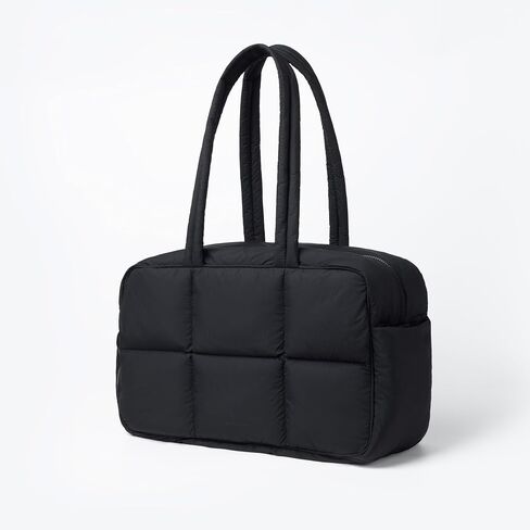 Comfyable Nylon Duffle Bag for Travel, Gym, Weekender Luggage Puffer Bag with Removable Shoe Compartment, Carrying Overnight Bag with Laptop Compartment For Women Men, Water-Repellent, Taupe in Saudi Arabia