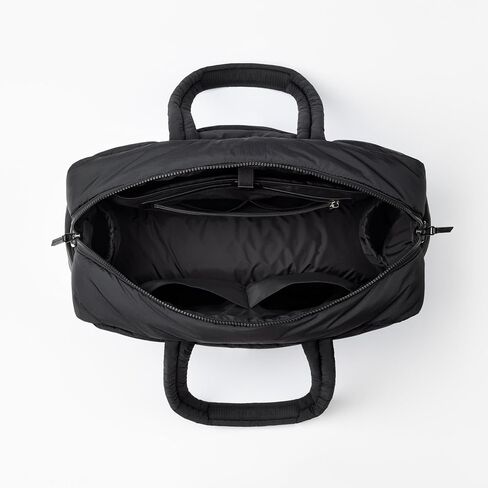 Comfyable Nylon Duffle Bag for Travel, Gym, Weekender Luggage Puffer Bag with Removable Shoe Compartment, Carrying Overnight Bag with Laptop Compartment For Women Men, Water-Repellent, Taupe in Saudi Arabia