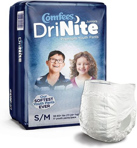DriNite Youth Pants- Small, Medium, 68 Count in Saudi Arabia