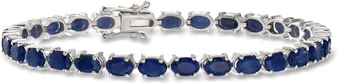 Ross-Simons 16.00 ct. t.w. Sapphire Tennis Bracelet in Sterling Silver in Saudi Arabia