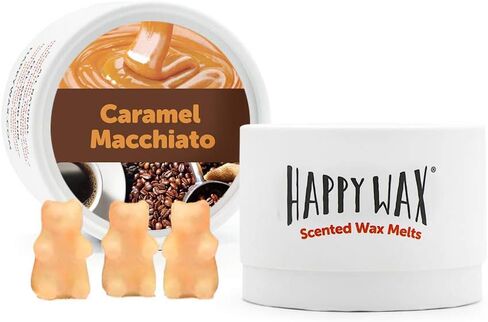 Happy Wax Moonshadow Scented Bear Wax Melts - Natural Strong Scented Woodsy Wax Melts Infused w/Essential Oils - Non Toxic Wax Melt & Pet Safe Wax Melts - (4 oz Tin) in Kuwait