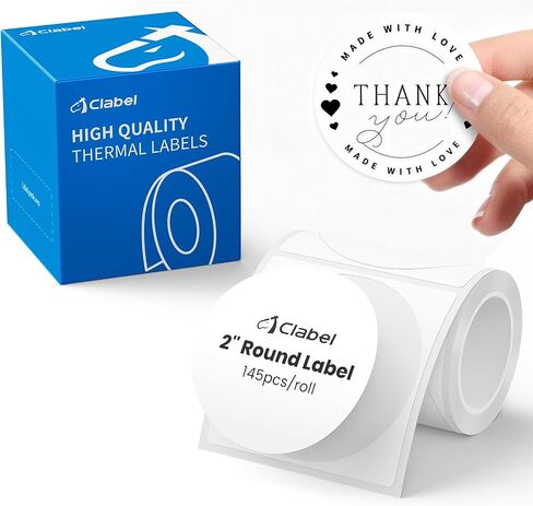 Mixed Photo Label, 520B Mini Label Tape Self-Adhesive Label 14mmx40mm (0.55"x1.57"), Compatible with CLABEL 520B Label Maker,110 Labels/Roll, 5 Rolls in Saudi Arabia