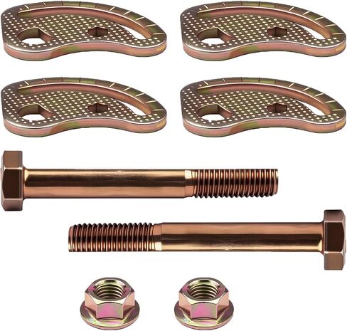 Upper Control Arm Alignment Cam Bolt Kit Enhanced Compatible with 99-18 Chevy Silverado 1500 Suburban Avalanche 2500 GMC Sierra 1500 2WD 4WD Fit Hummer H2 H2T Bolts ± 1.5° Suspension Kits 4 PCS in Saudi Arabia