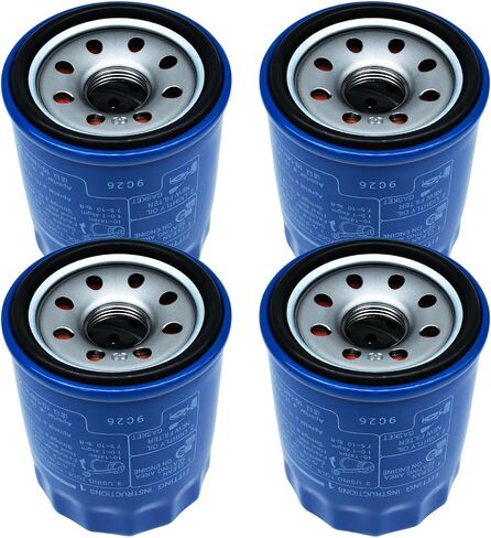 Oil Filters 15400-PLM-A02 15400-PLM-A01 Compatible with Honda GX610 GX630 GX660 GX670 GX690 GXV340 GXV390 GXV610 GXV630 GXV660 GXV670 GXV690 Engines Replace 15400-PLM-A02PE 15400-P0H-305PE (4 PACK) in Saudi Arabia