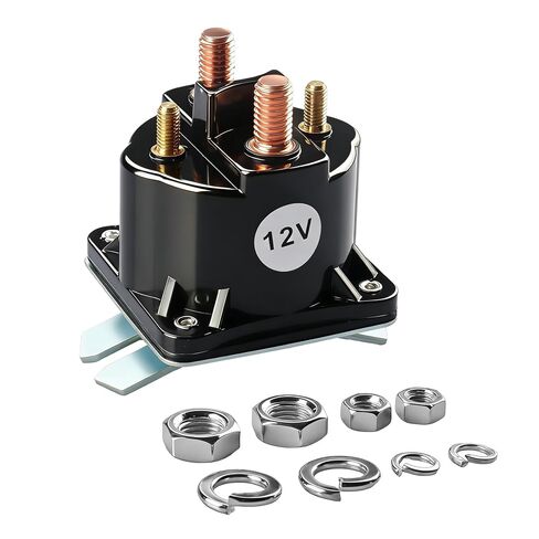 Dump Trailer Solenoid-Dump Trailer Parts for Intermittent Duty Solenoid Relay for SAZ4201GJ 7522 SAZ-4201ER 070009 190107 KTI Unit 391-2-C (12 V 4 Terminal 100 Amp) in Saudi Arabia