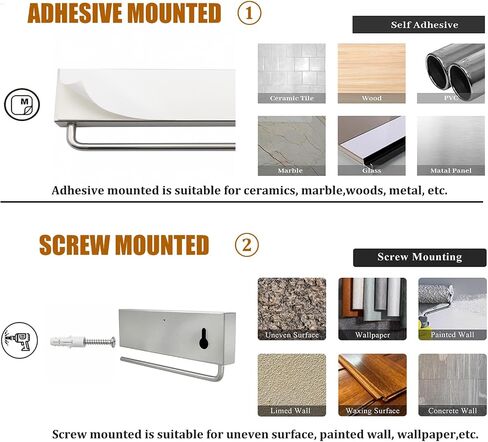 17 Inch Magnetic Knife Holder for Wall - Magnetic Knife Strip with Strong Magnets, Stainless Steel Magnetic Knife Bar with 10 Hooks/Adhesive Tape/Screws, Wall Mounted Knife Storage for Kitchen in Saudi Arabia