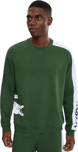 Lacoste Men's Big Croc Loungewear Sweatshirt in Saudi Arabia