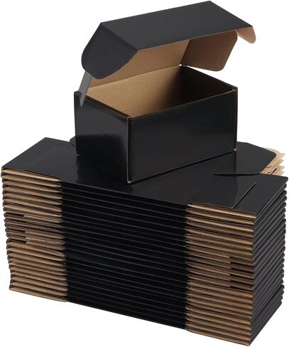 Hoikwo 8x8x8 Shipping Boxes Set of 25, White Corrugated Cardboard Box for Small Business for Packaging Mailing in Saudi Arabia