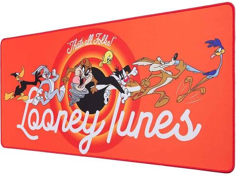 Looney Tunes XXL Mouse Pad 35 in x 15.7 in - Gift Looney Tunes Gaming Desk pad 90 mm x 40 mm - Official Licensed in Kuwait