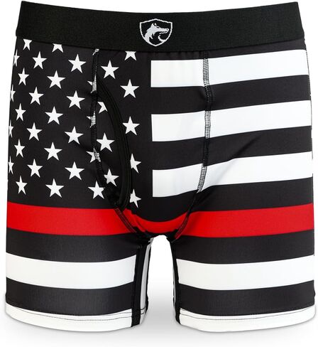 Men's American Flag Patriotic Underwear, Stars and Stripes Design in Saudi Arabia