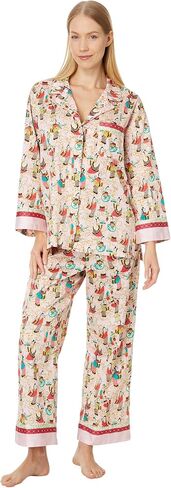 Natori Tea Garden Notch PJ Light Pink L (Women's 14-16) in Saudi Arabia