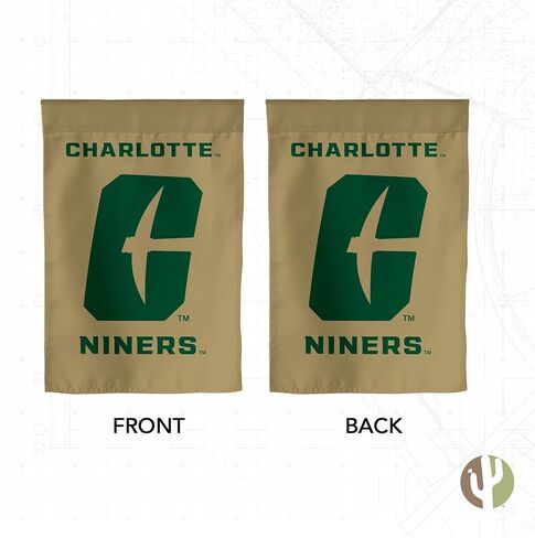 Desert Cactus University of North Carolina Charlotte Garden Flag UNCC Forty Niners 49ers Banner 100% Polyester (Design C) in Saudi Arabia