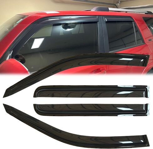 4pcs الأصلي shatterproof مقاوم المطر الجانبي المنحرف الرياح من تويوتا كامري 97-01 ، حرس المطر ، وأقوى النوافذ لطيفة المظهر للسيارات ، تنفيس تنحرف من أجل تويوتا 1997-2001 كامري 94856 in Saudi Arabia