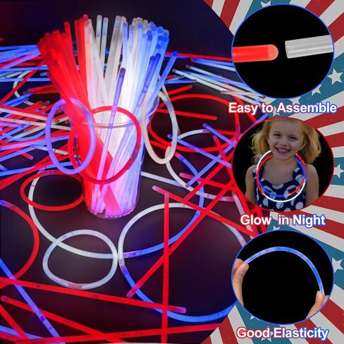 280 PCS Glow in the Dark Party Supplies New Years Eve Party Favors, 20 Glow Fiber Wands Sticks, 20 Led Glasses,120 Glow Sticks and 120 Connectors, Neon Glow Party Favors for New Years Birthday Wedding in Saudi Arabia