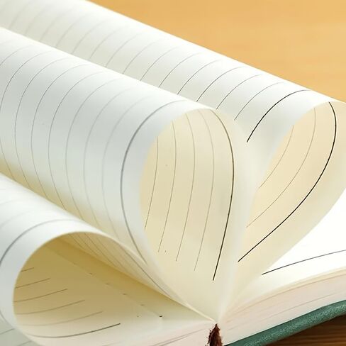 Journals for Writing, A5 Leather Ruled Notebook with 160 Pages, 100 Gms College Ruled Journal with Thick Paper, Hardcover with Inner Pocket & Pen Holder, Brown in Saudi Arabia