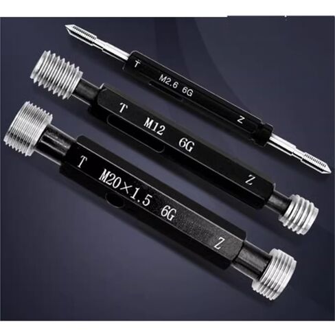 1PCS Steel Mer-cury Gage Fine Thread Gauge Tolerance 6G M18 M19 M20 M21 M22 M30 M40 M50 M60 Thread Distance 2(M60X2 6G) in Saudi Arabia