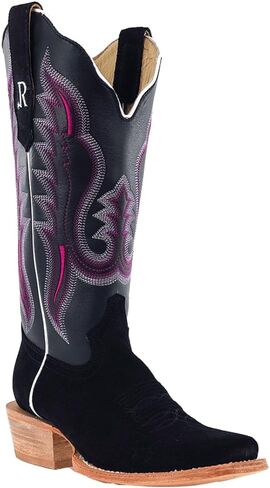 R Womens Black Roughout 13in Black Boot in Saudi Arabia