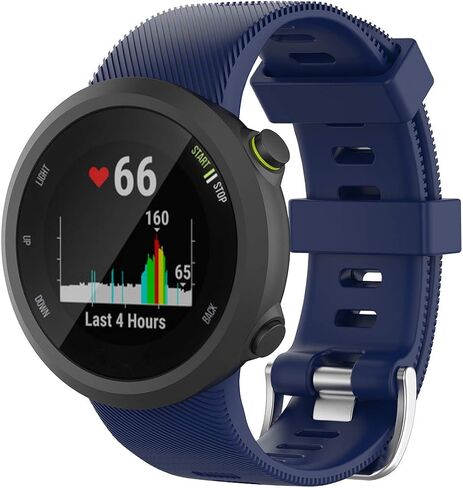 قطعتان من أحزمة ساعات السيليكون لـ Garmin Forerunner 45 / 45S، حزام بديل رياضي ناعم لساعة Forerunner 45 / 45S الذكية in Kuwait