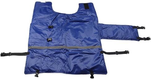 Baby Calf Winter Vest, Oxford Cloth, Double Buckle, Cold Protection, Improved Survival Rate, for Newborn Calves Under 2 Months (Fleece-Added Style) in Saudi Arabia