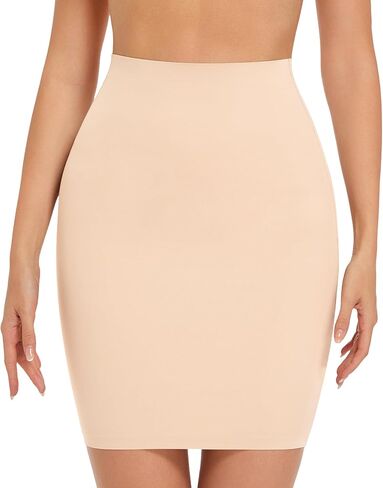 ONEW Shapewear Slips For Under Dress Half Slip Dress Tummy Control Seamless Slip Skirt Body Shaper For Women in Saudi Arabia