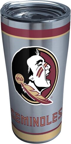 Tervis Triple Walled Florida State University FSU Seminoles Insulated Tumbler Cup Keeps Drinks Cold & Hot, 30oz - Stainless Steel, Tradition in Saudi Arabia