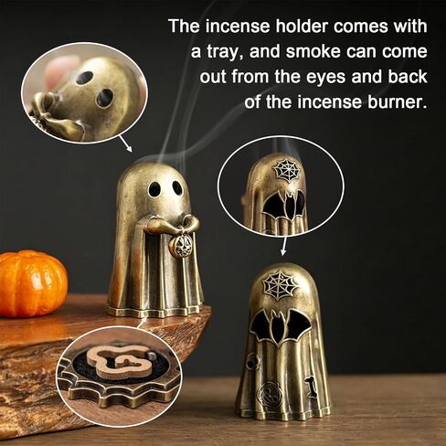 MIUPOO Ceramic Incense Holder and Burner with Insulation use for Coil Incense or Sage Incense Cones,Insence-Stick Holder for Yoga Spa and Meditation Anti Scald,Black in Saudi Arabia