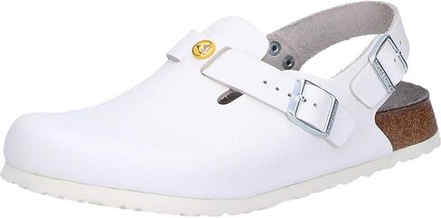 Birkenstock Dlogs '' Tokyo '' من الجلد باللون الأبيض ، الحجم: 39 Eu n in Kuwait