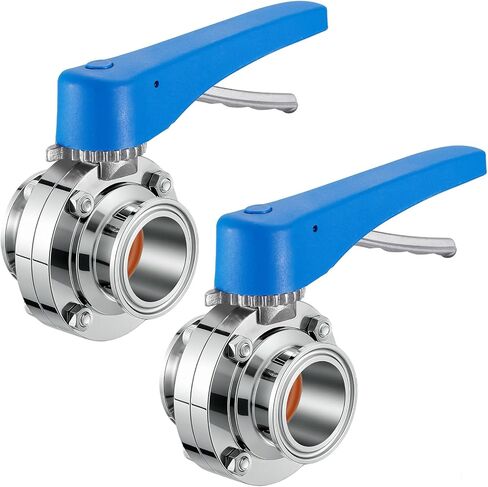 1.5 Inch Butterfly Valve Sanitary Stainless Steel 304 with Pull Handle Tri Clamp Butterfly Valve in Saudi Arabia