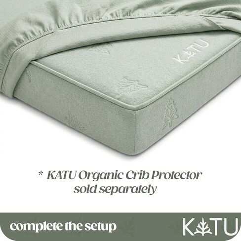Katu 100 ٪ العضوية اللاتكس+مرتبة سرير جوز الهند 2 مرحلتين للرضع/الوليد/طفل صغير آمن غير سام غير سامة في التنفس GOLS W GOLS W in Kuwait