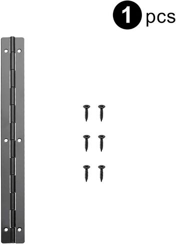8 Inch Long Hinge Box Continuous Hinge 270 Degree Piano Hinges for Cabinet Wooden Box Cupboard Furniture Hardware Parts 2Pcs(Black 293mm 2pcs) in Saudi Arabia
