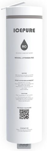 ICEPURE UTR400-PPC Filter, 1 year Lifetime, Replacement for UTR400 Reverse Osmosis System, Reduces large particles of impurities, chlorine, colors and odors, 1PACK in Saudi Arabia