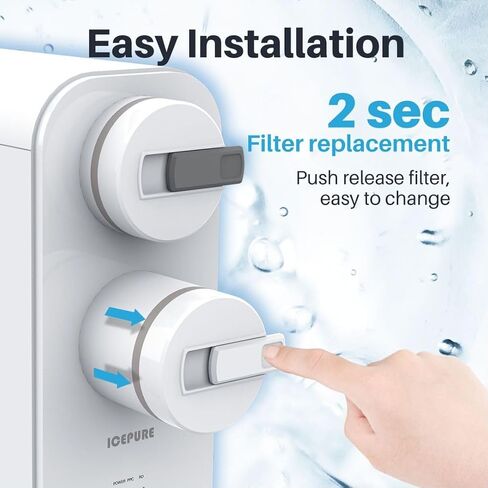 ICEPURE UTR400-PPC Filter, 1 year Lifetime, Replacement for UTR400 Reverse Osmosis System, Reduces large particles of impurities, chlorine, colors and odors, 1PACK in Saudi Arabia