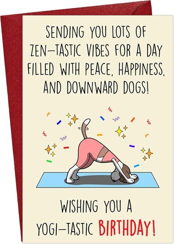 Cheerin Happy Birthday Card for Him or Her - Funny Birthday Card - Humourous Greeting Card - Cat Birthday Card for Cat Lovers Men Women in Kuwait