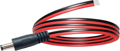 14AWG DC Power Extension Cable, 3.3FT DC Male Plug Jack to Bare Wire Open End Power Supply Replacement Repair Cord for CCTV Surveillance Cameras,Surveillance Routers,etc (5.5mm x 2.5mm) in Kuwait