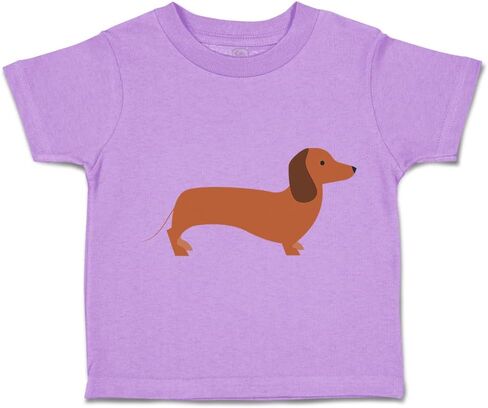 Toddler T-Shirt Dachshund Dog Lover Pet A Cotton Cute Dog Boy & Girl Clothes in Kuwait