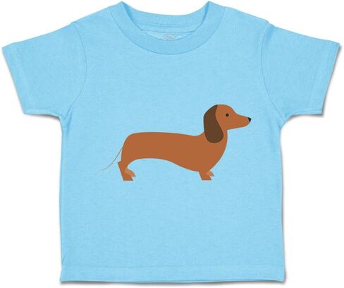 Toddler T-Shirt Dachshund Dog Lover Pet A Cotton Cute Dog Boy & Girl Clothes in Saudi Arabia