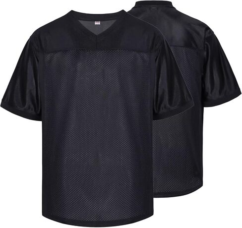 Mens Blank Football Jersey Custom Plain Hip Hop Hipster Tshirts Soccer Sports Active Tee in Saudi Arabia