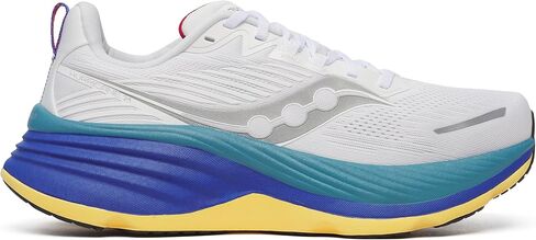 Saucony Men's Hurricane 24 Sneaker, Navy/Peel, 10 Wide in Saudi Arabia