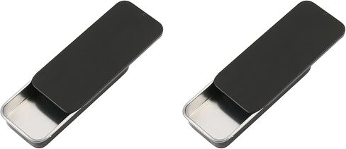 2Pack Mini Dental Floss Portable Case,Dental Floss Dispenser,Storage Adult Floss,Refillable Glide Floss,Portable Travel Floss Box for Travel, Dates,Dinners and Hotels(Black) in Saudi Arabia
