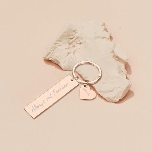 Personalized Brick Matching Couple Heart Keychain for Boyfriend Girlfriend Full Set A-Z Valentines Day Gift Christmas Him Couple Gifts Set Red 2023 Couple Idea Gifts Full Set A-Z Custom Gift in Saudi Arabia