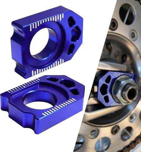 JFG RACING CNC Rear Axles Chain Adjuster for YZ125 YZ250 02-22/YZ250F 02-08/YZ450F 03-08/YZ125X 17-22/YZ250X YZ450FX 16-22/YZ250FX 15-22/YZ450FX 16-22/WR250F 02-22/WR450F 04-22/WR250R 07-20 in Saudi Arabia