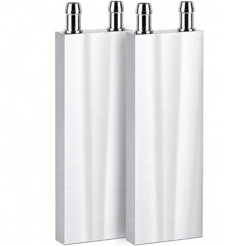Aluminum Water Cooling Block,Liquid Cold Water Plate Heat Sink Water-Cooled Exchanger Head semiconductor Refrigeration Sheet CPU Graphics Radiator Heatsink Endothermic Head(40 x 160 x 12mm)2pcs in Saudi Arabia